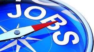 Job-Kompass Kompass mit Job-Inschrift
