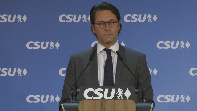CSU-Generalsekretär Scheuer - PK