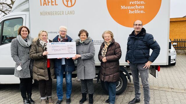Spendenübergabe Frauenunion und CSU Burgthann an die Tafel Nürnberger Land e.V. - Burgthann