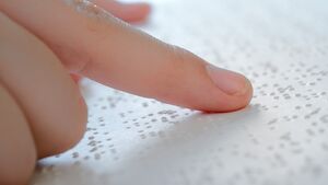 Barrierefreiheit Blindenschrift