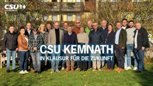 Mitglieder des CSU Ortsverband Kemnath