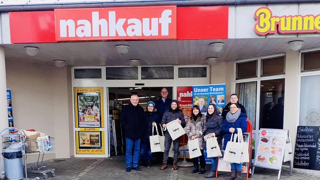 Aktionsinfostand am REWE Nahkauf CSU