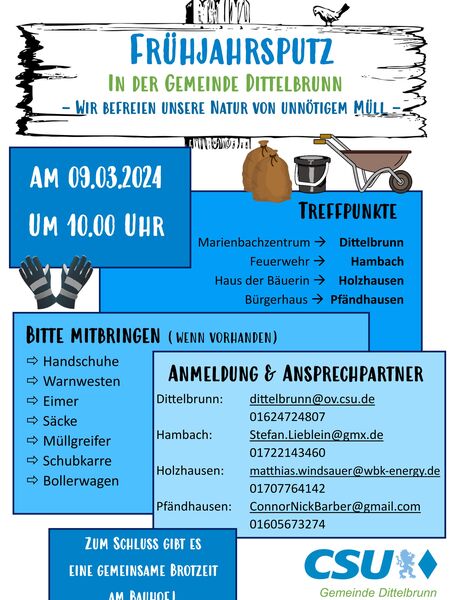 Flyer Frühjahrsputz