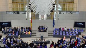 Plenarsaal den Deutschen Bundestages