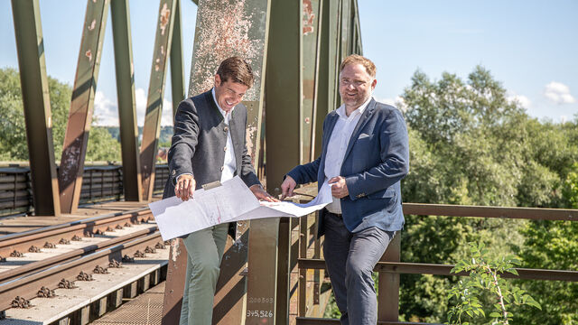 Alla Wiedenmann Geh- und Radweg-Brücke