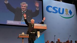Seehofer beim Parteitag Seehofer beim Parteitag