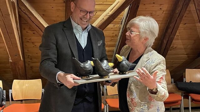 Drei Kracken als Abschiedsgeschenk
