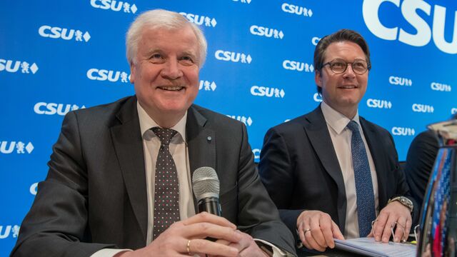Seehofer und Scheuer Seehofer und Scheuer