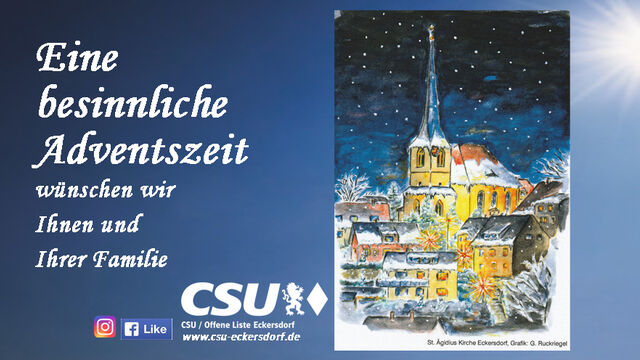 Adventszeit: CSU