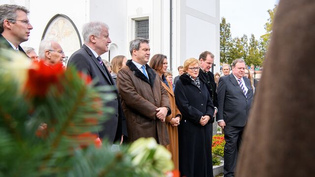 Gedenken an Franz Josef Strauß