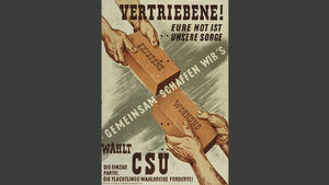 Plakat aus dem Jahr 1950 Plakat aus dem Jahr 1950