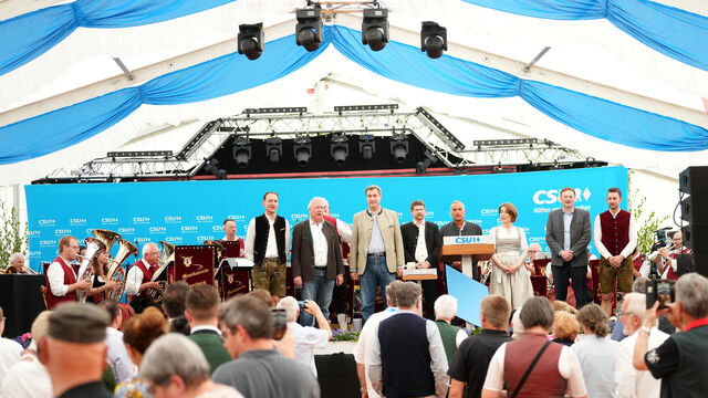 Markus Söder beim Günzburger Frühlingsfest Günzburger Frühlingsfest 2024