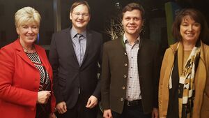 Verkehrsminister Reichhart mit Pirmin Joas