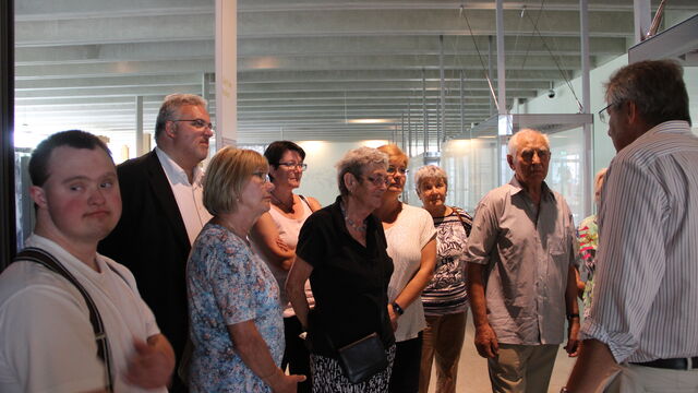 Erich Irlstorfer in unserem Kelten Römer Museum
