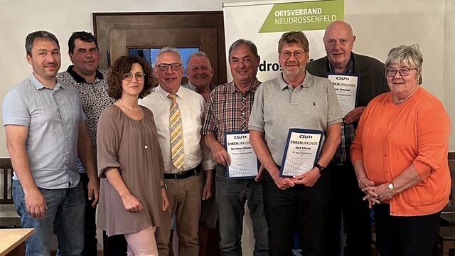 Foto: Marion Weidner Gruppenbild Ehrungen OHV