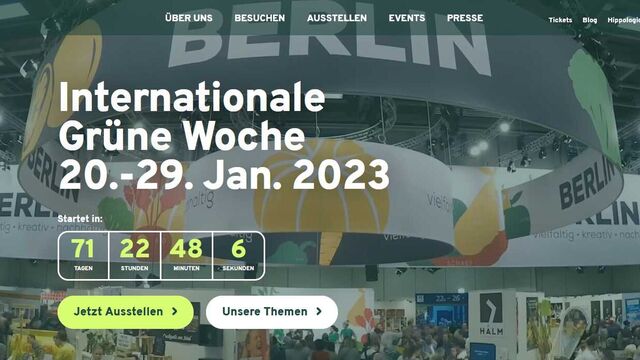 Grüne Woche in Berlin