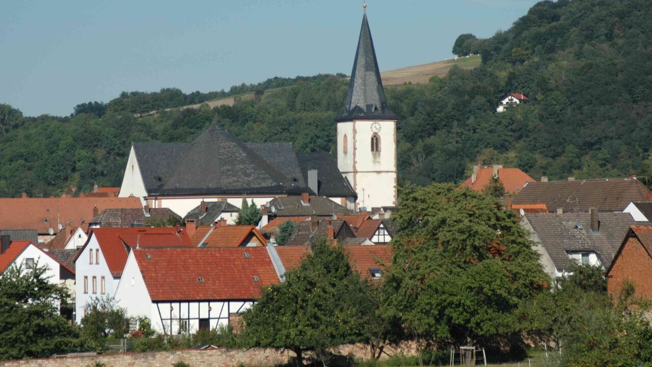 Blick auf Kleinwallstadt