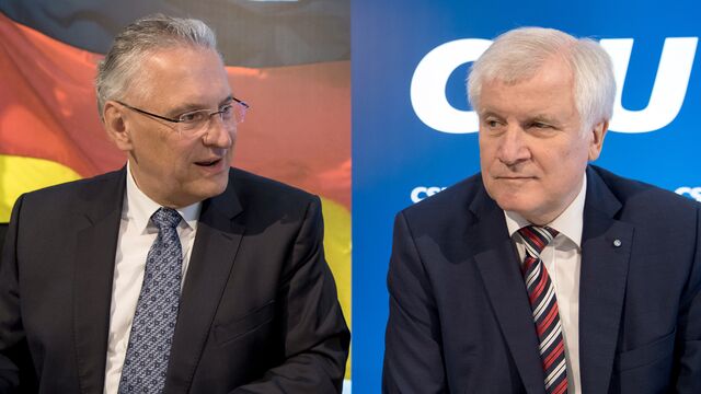 Horst Seehofer und Joachim Herrmann Horst Seehofer und Joachim Herrmann