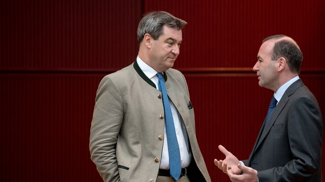 Markus Söder und Manfred Weber Markus Söder und Manfred Weber