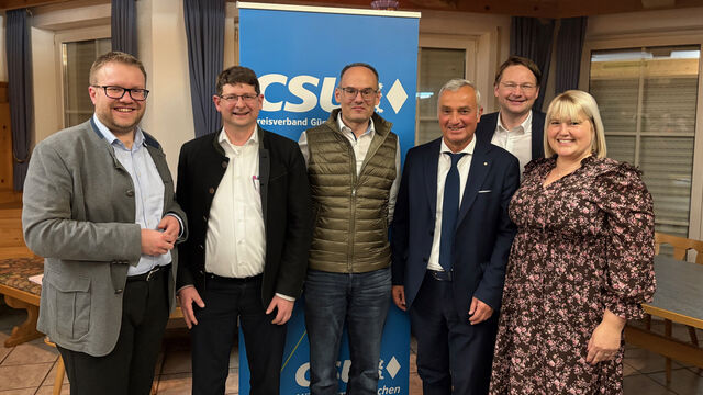Vorstandschaft des CSU-Ortsverbands Günzburg