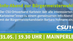 Info-Abend Bürgermeisterwahl Info-Abend Bürgermeisterwahl