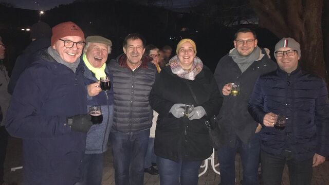 v.l.: Armin Warmuth, Reiner Reuß, Albrecht Leurer, Kerstin Körber, Christian Ohmert und Andreas Binder (Foto: Armin Warmuth)