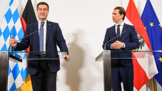 Markus Söder und Sebastian Kurz Markus Söder und Sebastian Kurz