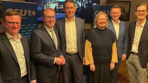 Theiss, Dobrindt, Eisenreich, Küng, Stefinger, Pilsinger (v. l.)