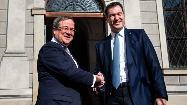 Markus Söder und Armin Laschet Markus Söder und Armin Laschet