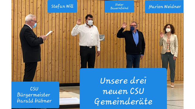 Foto: Dieter Bauernfeind Gemeinderäte Vereidigung