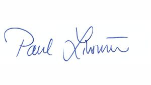 Unterschrift Paul Linsmaier