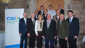 Der CSU-Ortsverband Hammelburg ehrte treue Mitglieder.
