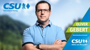 Oliver Gebert, Ortsverbandsvorsitzender CSU Finsing