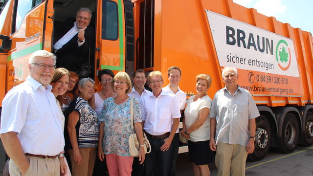Erich Irlstorfer bei Braun Entsorgung