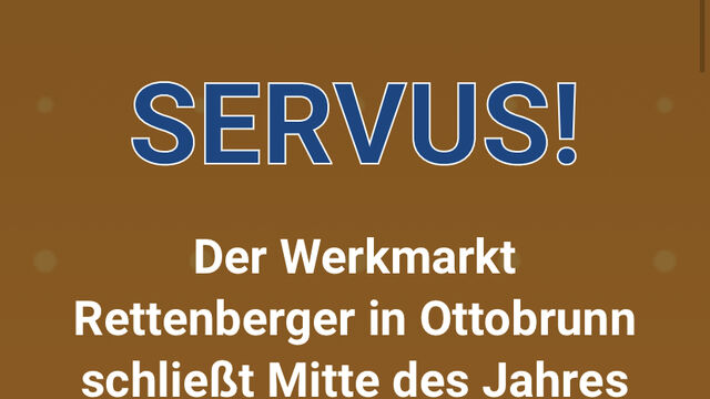 Werkmarkt Rettender schließt für immer