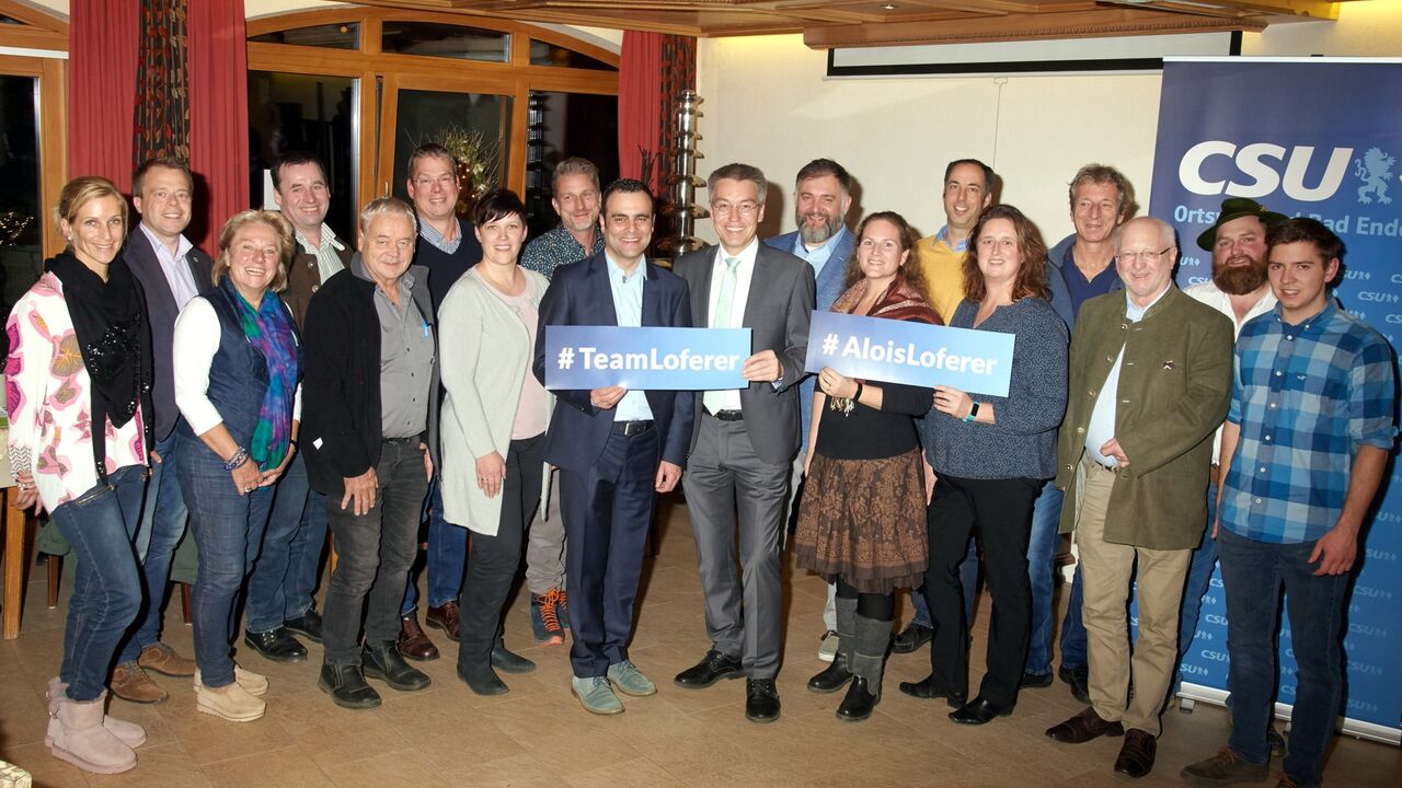 CSU Bad Endorf nominiert Kandidaten für die Gemeinderatswahl 2020 CSU Bad Endorf nominiert Kandidaten für die Gemeinderatswahl 2020
