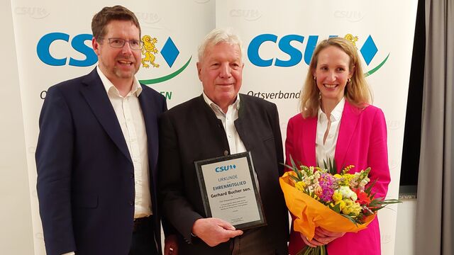 Gerhard Bucher, sen. wird Ehrenmitglied Ehrenmitgliedschaft