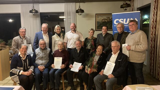 Ehrungen Herbstmitgliederversammlung 2024