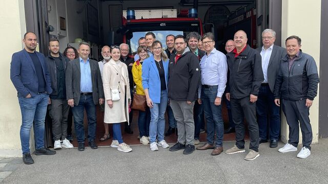 CSU vor Ort bei der Feuerwehr Nördlingen