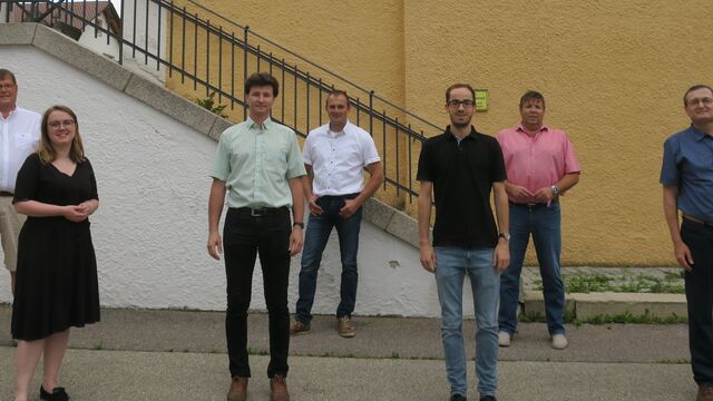 Von links nach rechts: Markus Kellerer Dr. Johanna Wernthaler Bernhard Jauck Thomas Lindner Lukas Wohlschläger Christian Weingartner Max Paulus